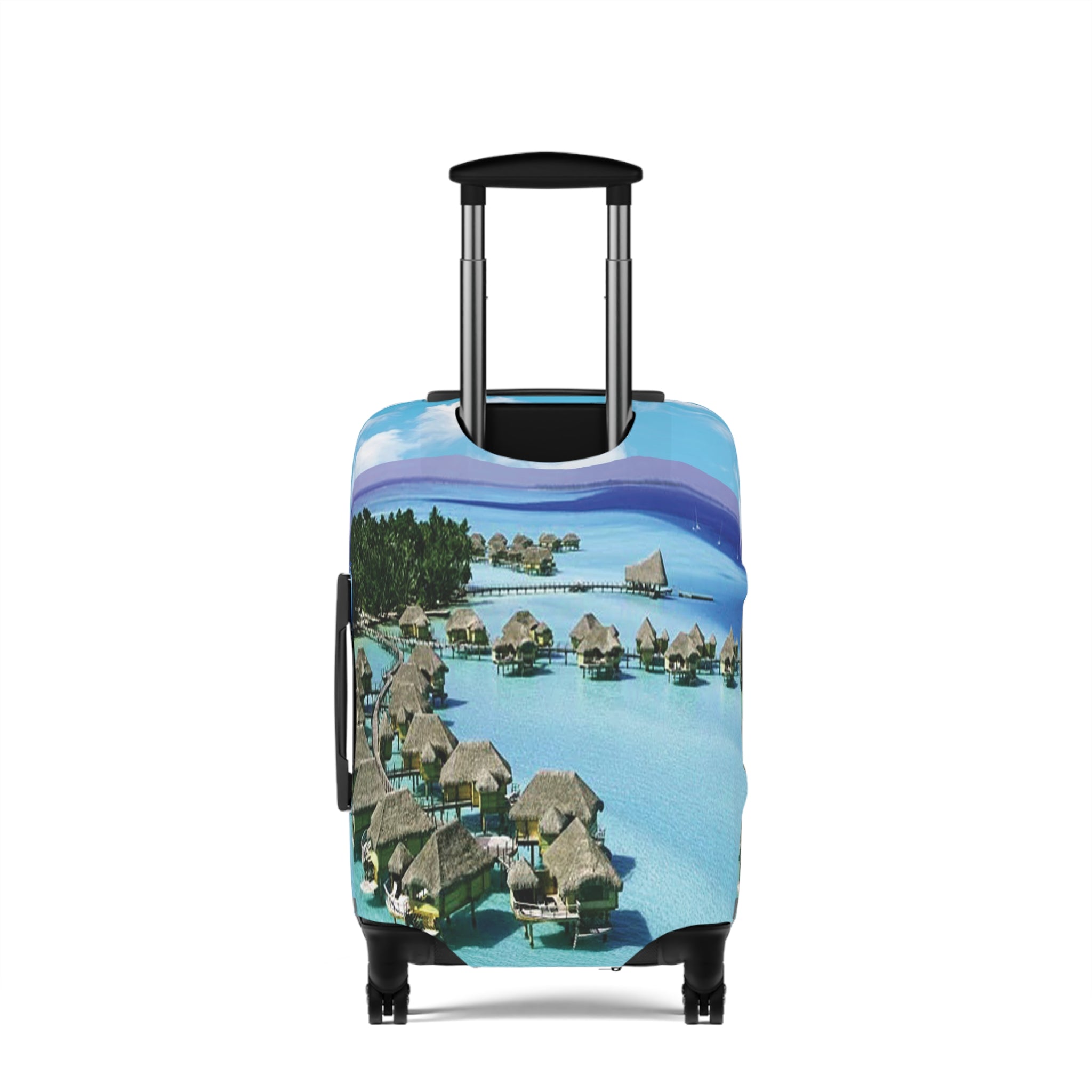 Island Escape Luggage Cover - Respectez Le Code