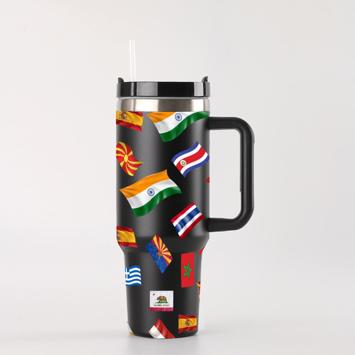 Travel Flow Stainless Steel Tumbler - Respectez Le Code