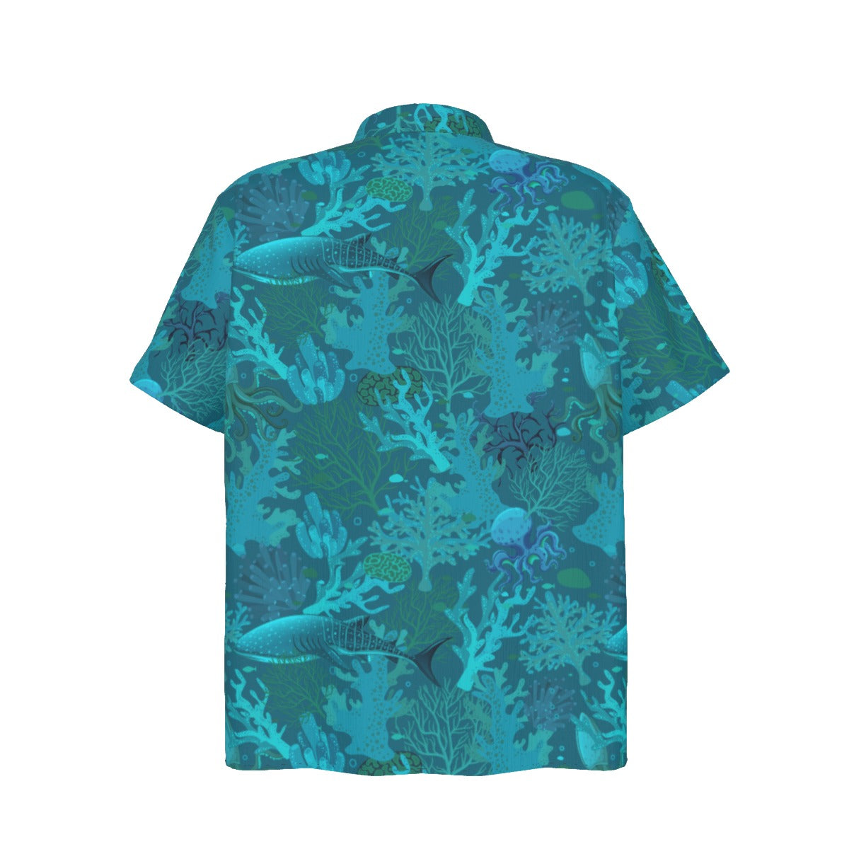Aquatic Adventure Men's Hawaiian Shirt - Respectez Le Code