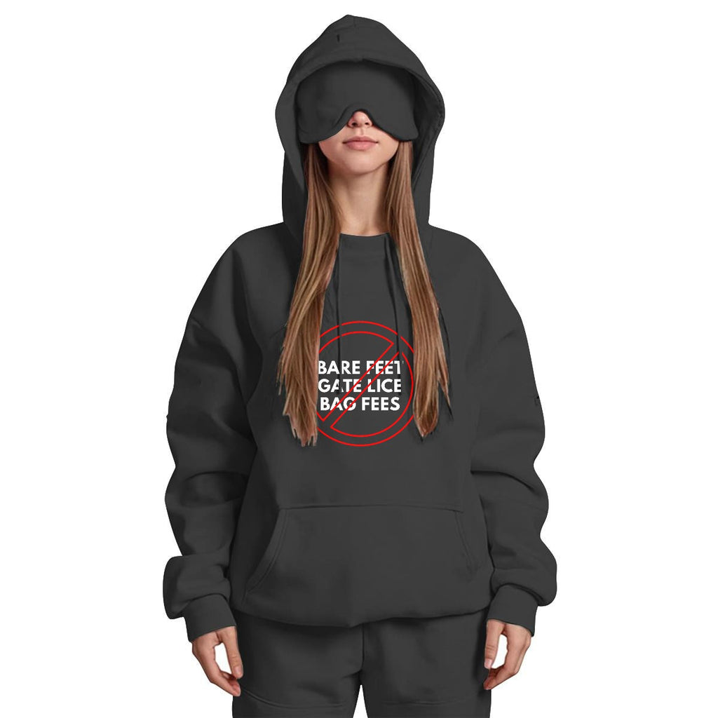 Airport Etiquette Nap Hoodie - Respectez Le Code