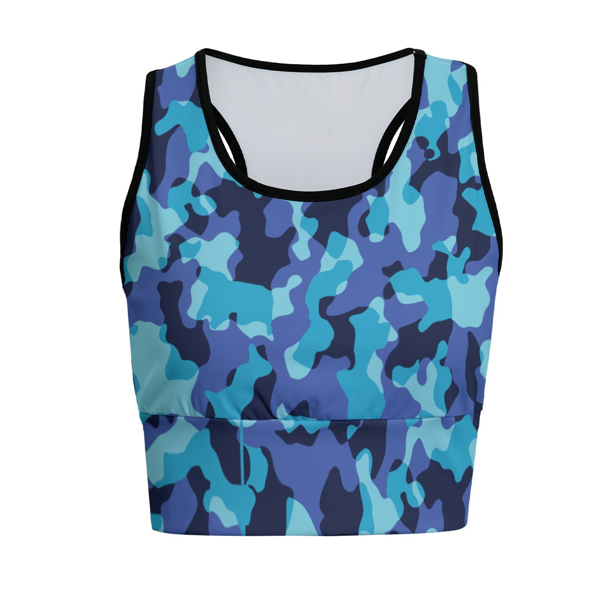 Camo Confidence Women's Sports Bra - Respectez Le Code