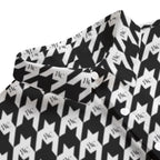 RLC Logo Houndstooth Print Men's Polo Shirt - Respectez Le Code