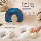 Le Tigre Memory Foam Travel Neck Pillow