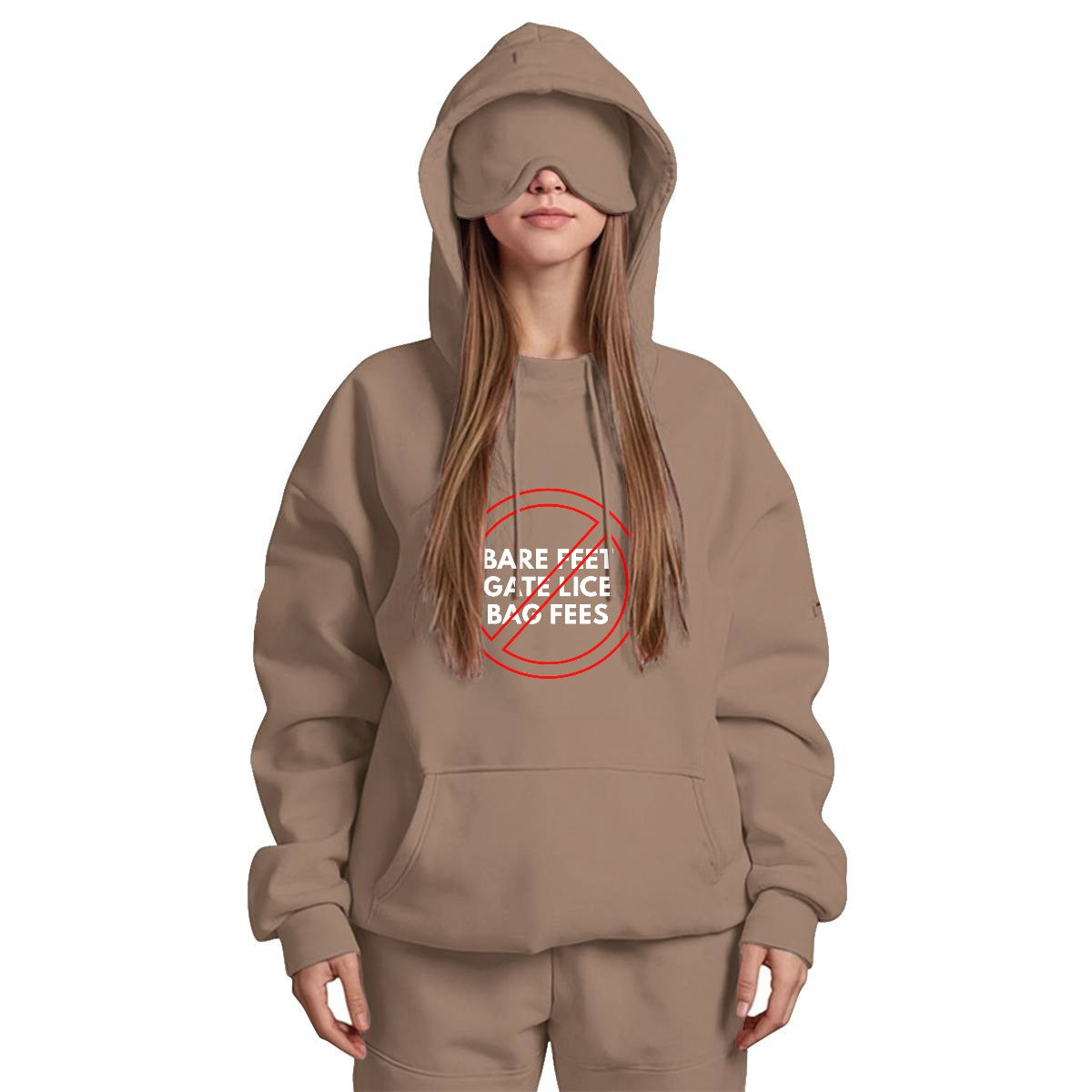 Airport Etiquette Nap Hoodie - Respectez Le Code