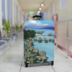 Island Escape Luggage Cover - Respectez Le Code