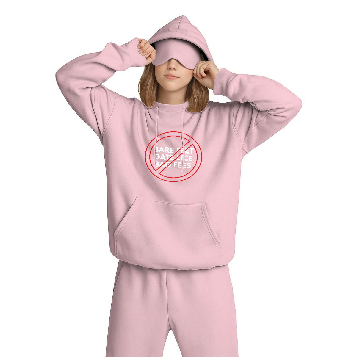Airport Etiquette Nap Hoodie - Respectez Le Code