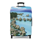 Island Escape Luggage Cover - Respectez Le Code
