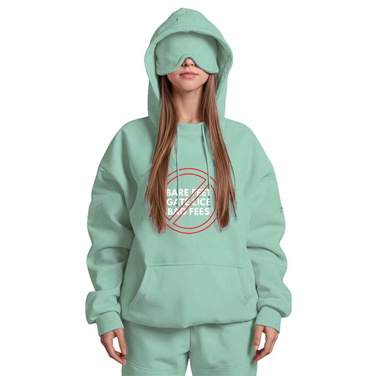 Airport Etiquette Nap Hoodie - Respectez Le Code
