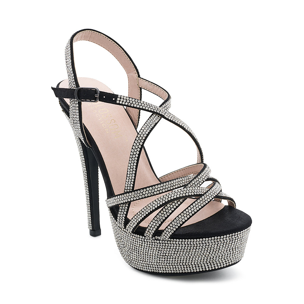 Crystal Coast Open-Toed Stiletto - Respectez Le Code