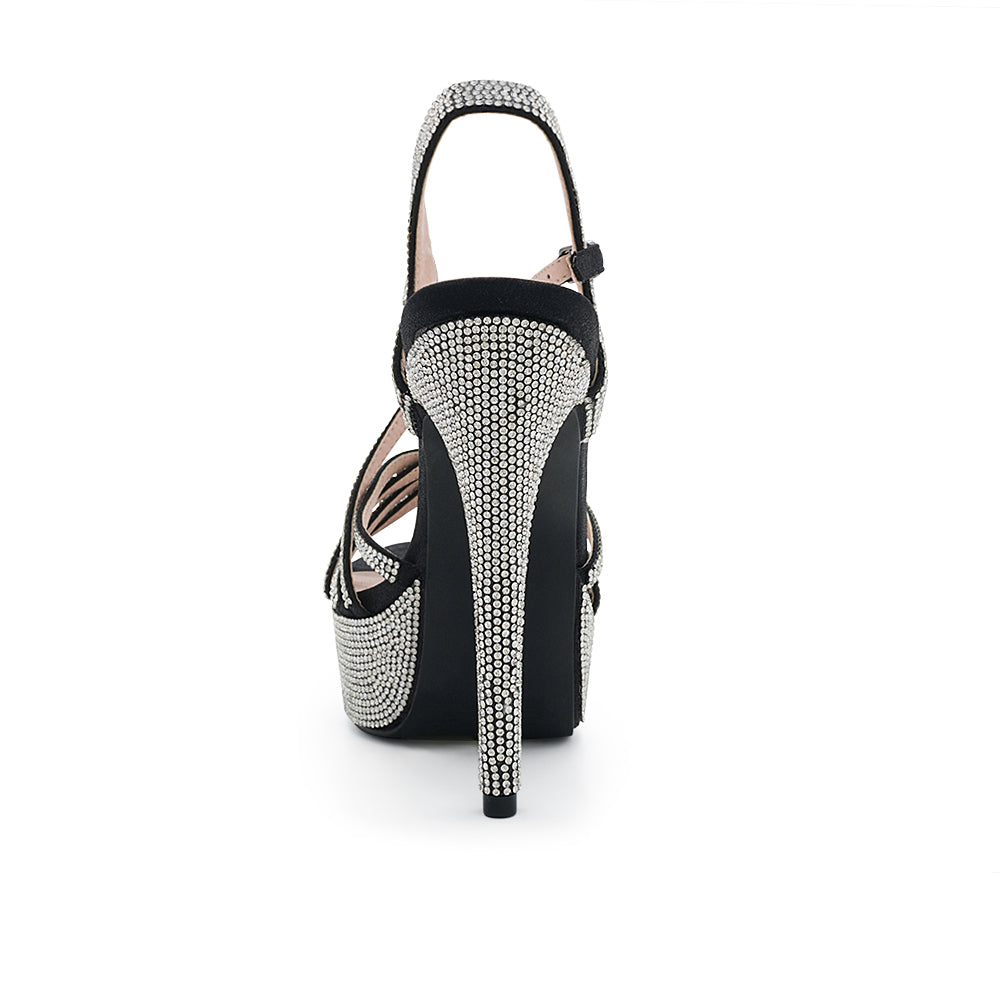Crystal Coast Open-Toed Stiletto - Respectez Le Code