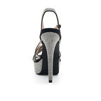 Crystal Coast Open-Toed Stiletto - Respectez Le Code