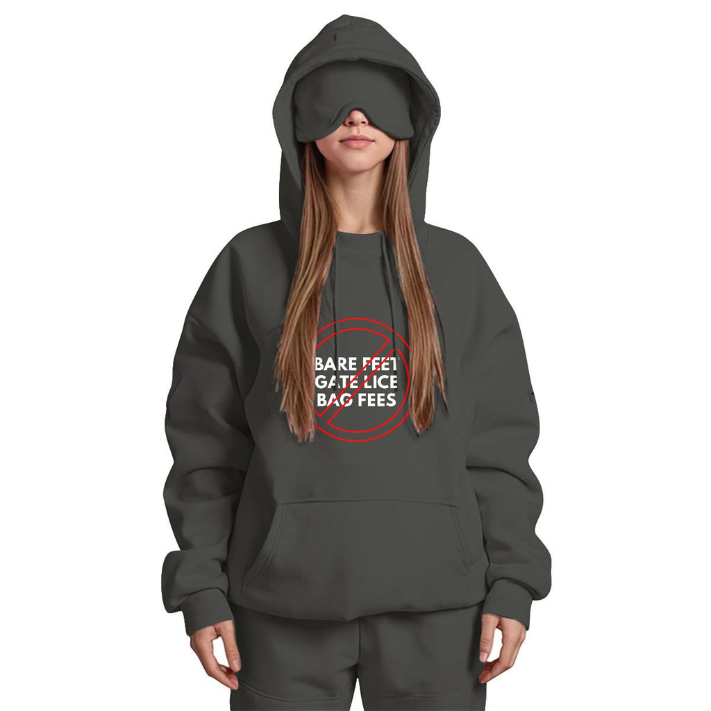 Airport Etiquette Nap Hoodie - Respectez Le Code
