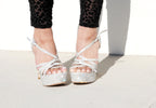 Crystal Coast Open-Toed Stiletto - Respectez Le Code