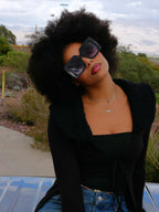 Bold Moves Square Sunglasses - Respectez Le Code