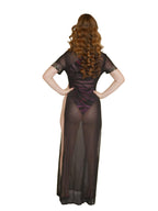 (PREORDER) Breezy Chic Black Mesh Swim Cover-Up - Respectez Le Code