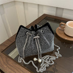 Elegant Night Out Rhinestone Clutch - Respectez Le Code