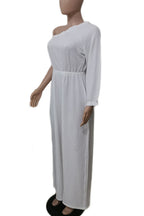 Vacation Ready One-Shoulder Jumpsuit - Respectez Le Code