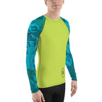 Aquatic Adventure Men's Rash Guard - Respectez Le Code