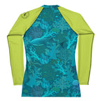 Aquatic Adventure Women's Rash Guard - Respectez Le Code