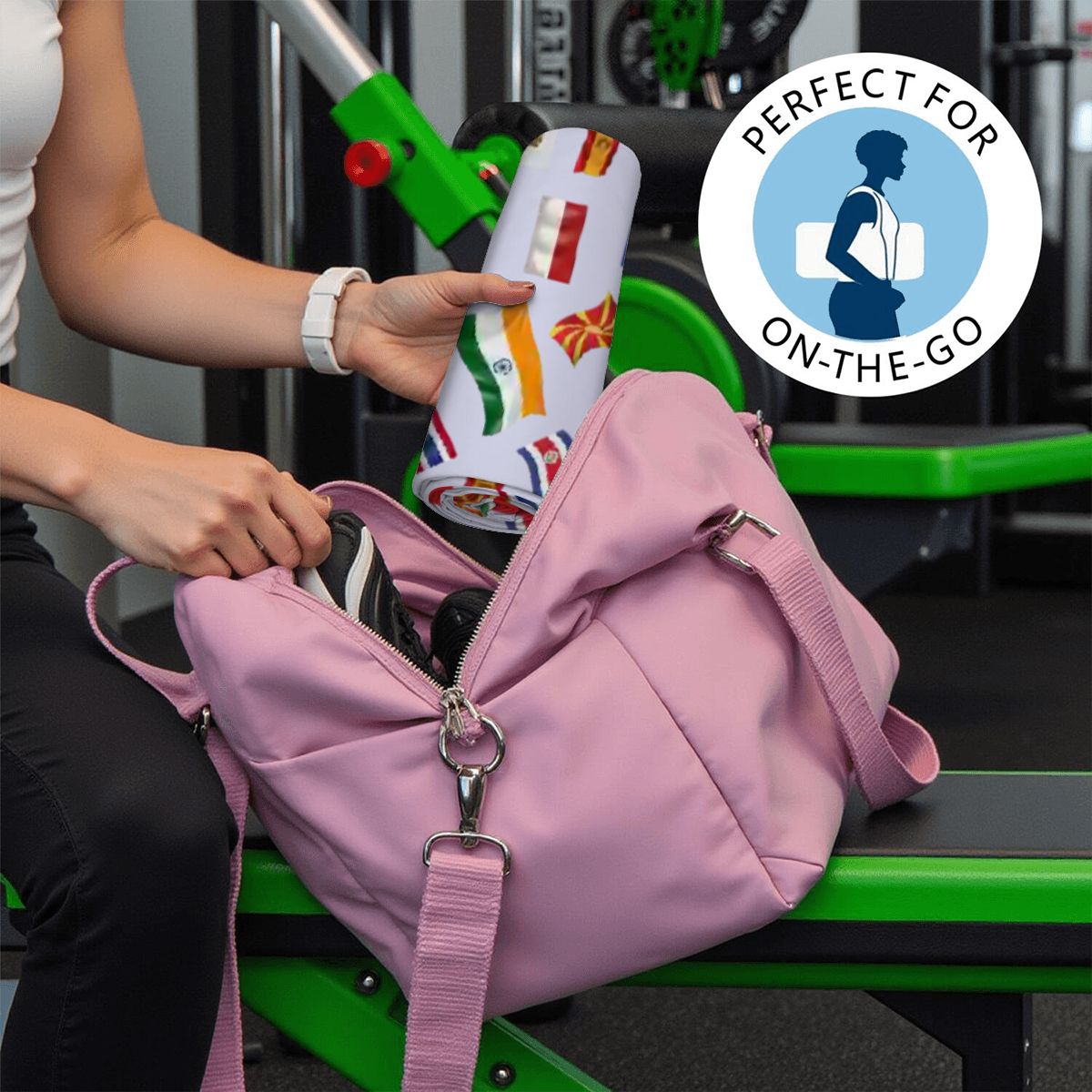 WanderWell Quick-Dry Yoga and Fitness Towel - Respectez Le Code