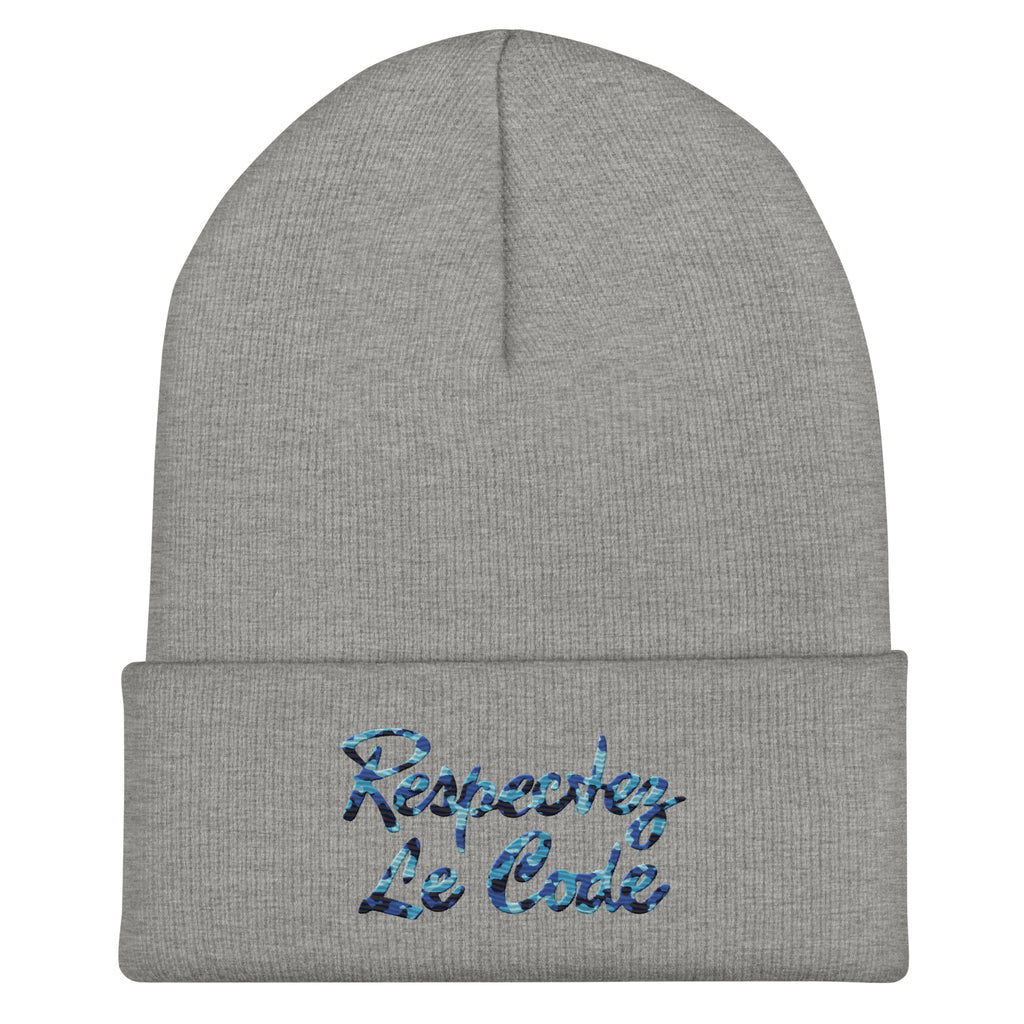 RLC Camo Signature Cuffed Beanie - Respectez Le Code