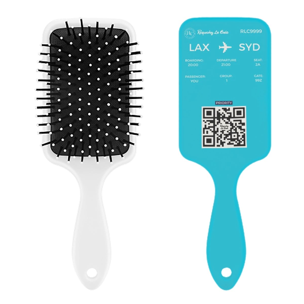 Priority Boarding Hair Brush - Respectez Le Code