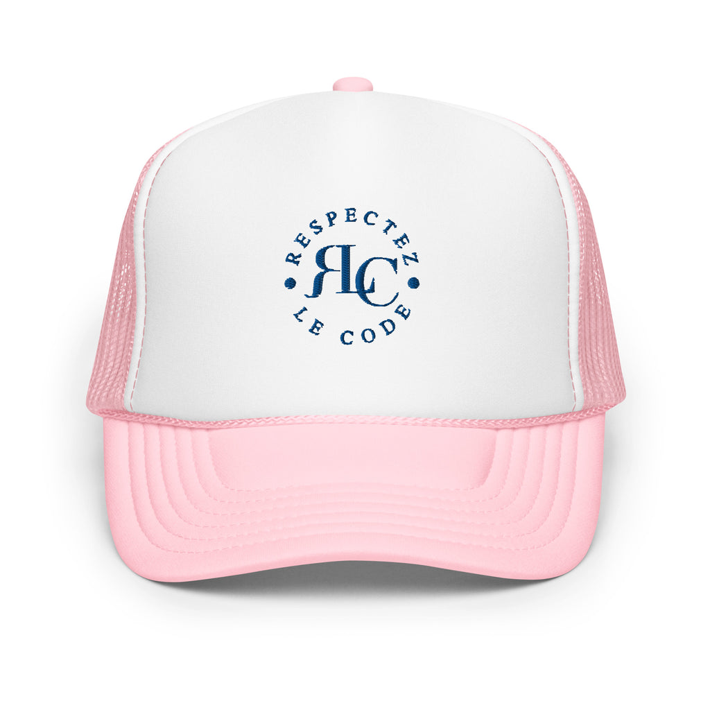 RLC Logo Foam Trucker Hat with Mesh Back - Respectez Le Code