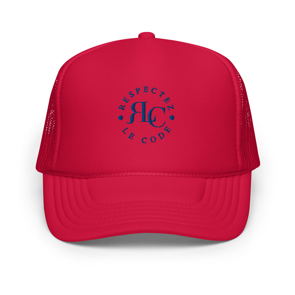 RLC Logo Foam Trucker Hat with Mesh Back - Respectez Le Code