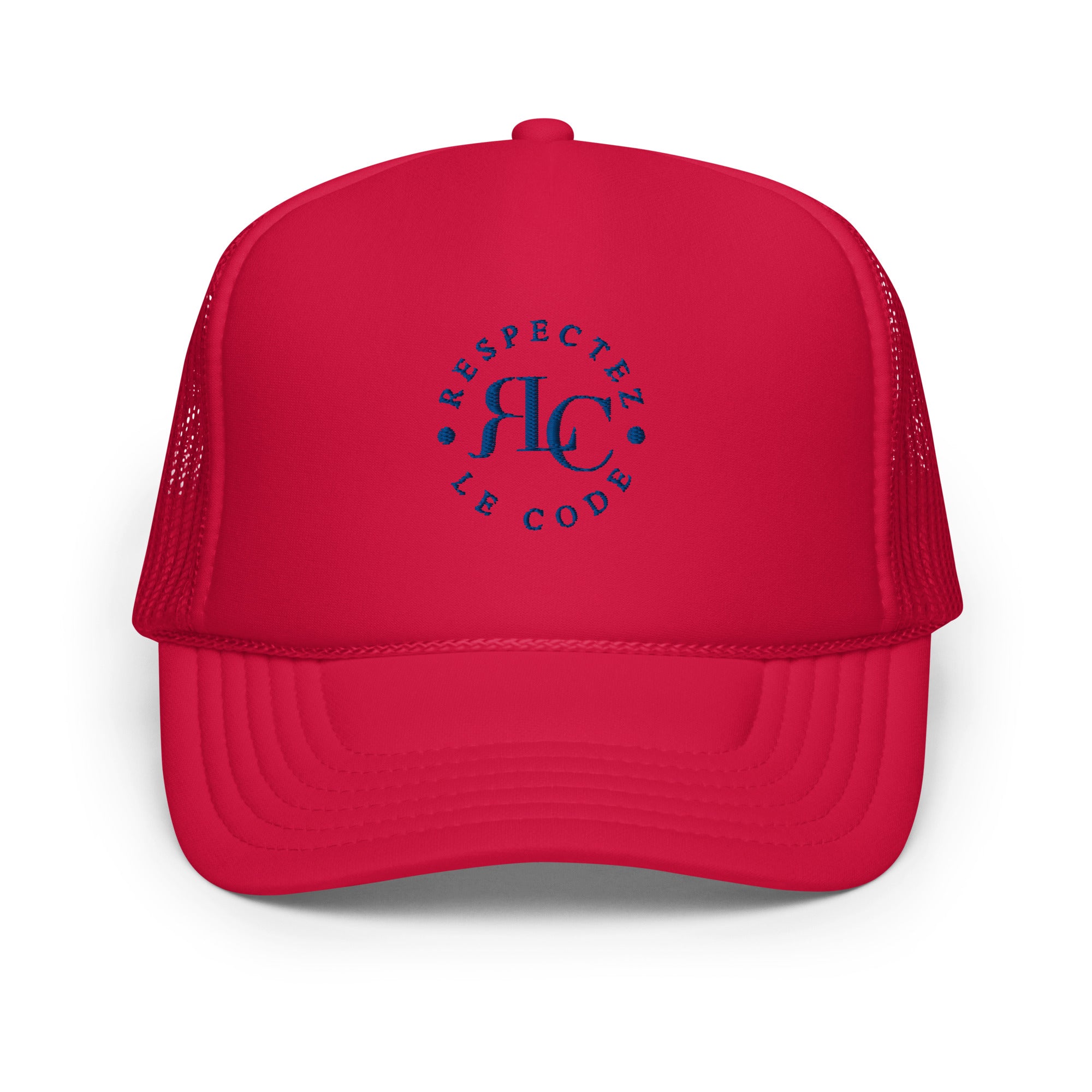 RLC Logo Foam Trucker Hat with Mesh Back - Respectez Le Code