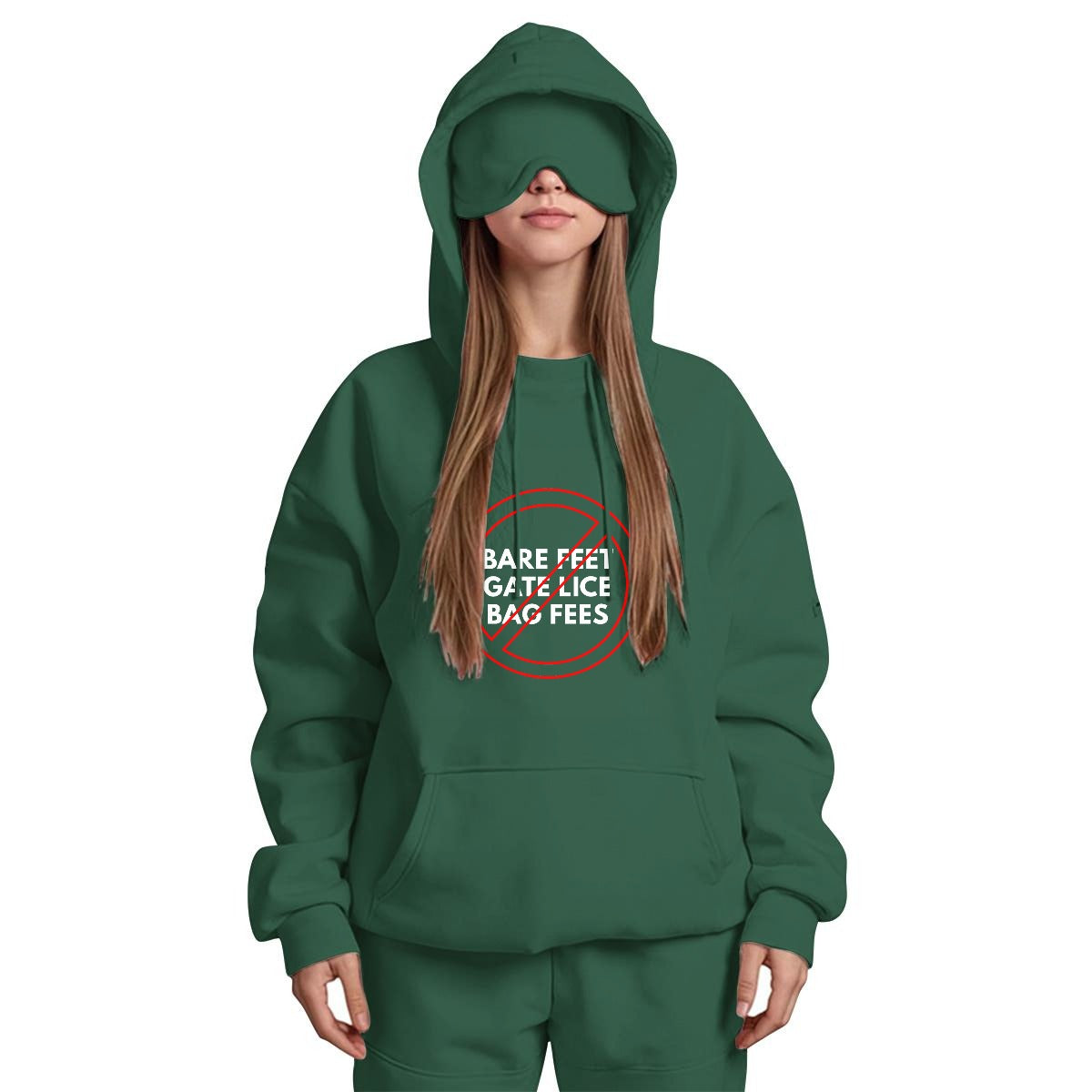 Airport Etiquette Nap Hoodie - Respectez Le Code