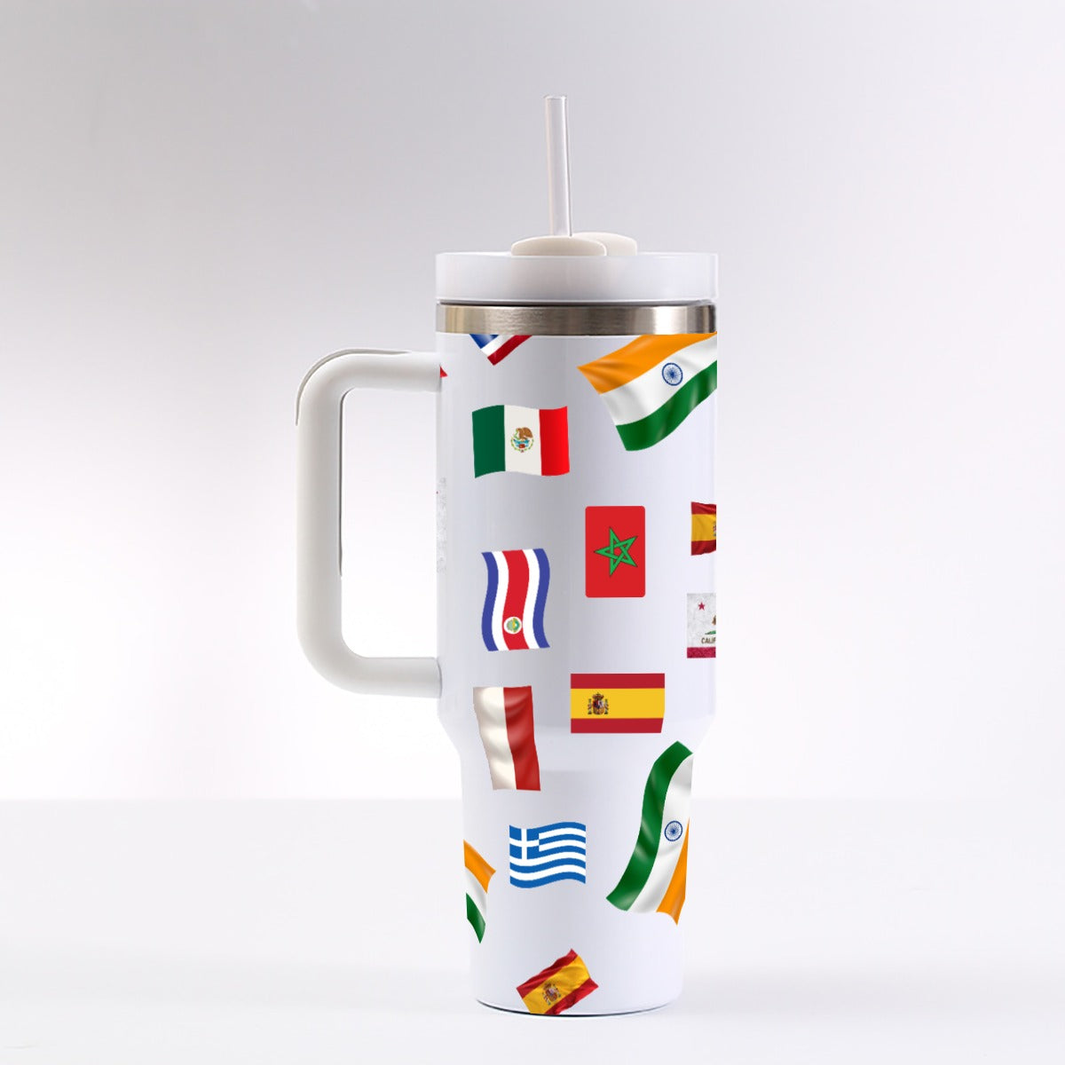 Travel Flow Stainless Steel Tumbler - Respectez Le Code