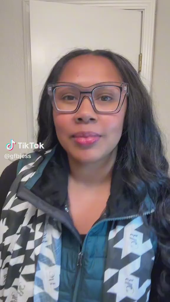 RLC Logo Houndstooth Print Lightweight Scarf