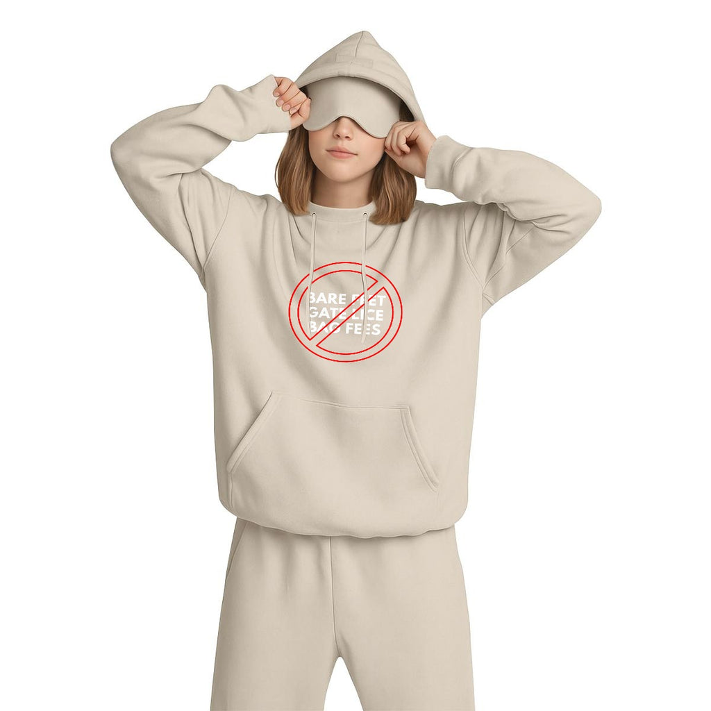 Airport Etiquette Nap Hoodie - Respectez Le Code