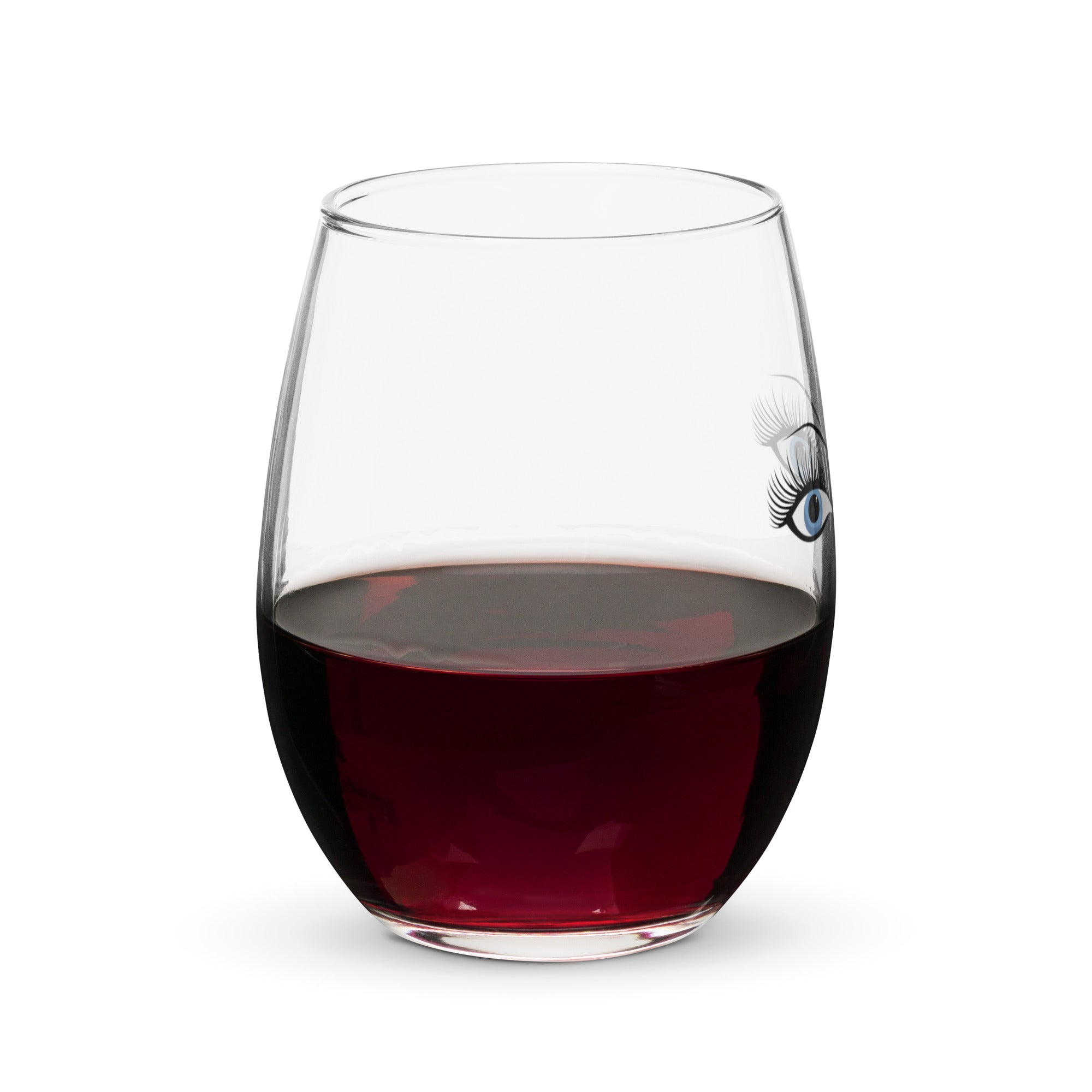 Eye Catching Stemless Wine Glass - Respectez Le Code