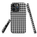 RLC Logo Houndstooth Print Tough Case for iPhone® - Respectez Le Code