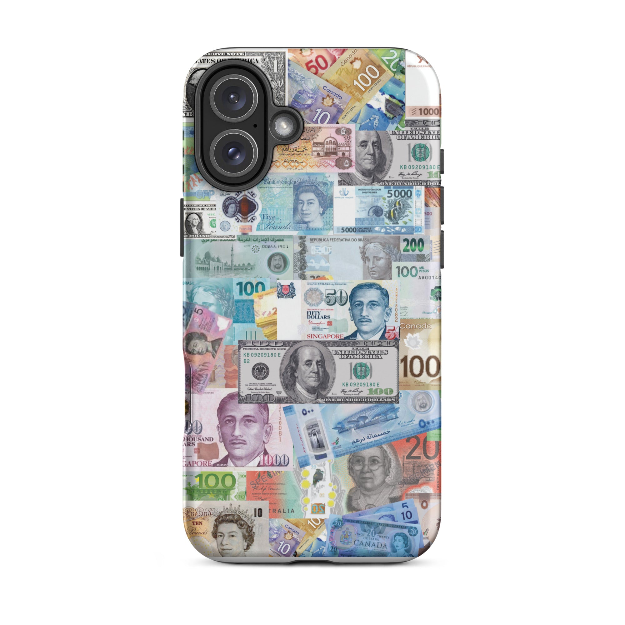Global Currency Tough Case for iPhone® - Respectez Le Code