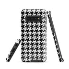 RLC Logo Houndstooth Print Tough case for Samsung® - Respectez Le Code