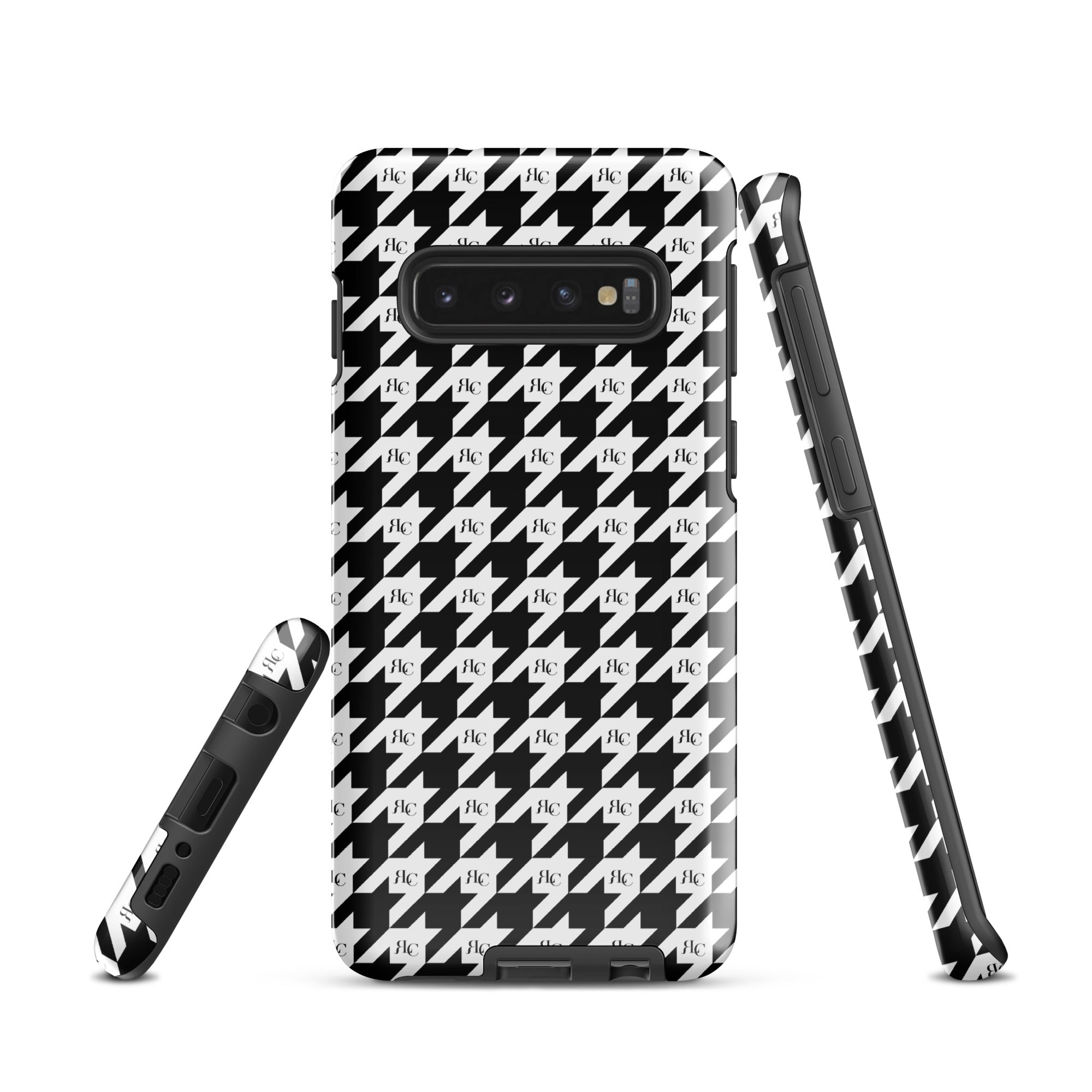 RLC Logo Houndstooth Print Tough case for Samsung® - Respectez Le Code