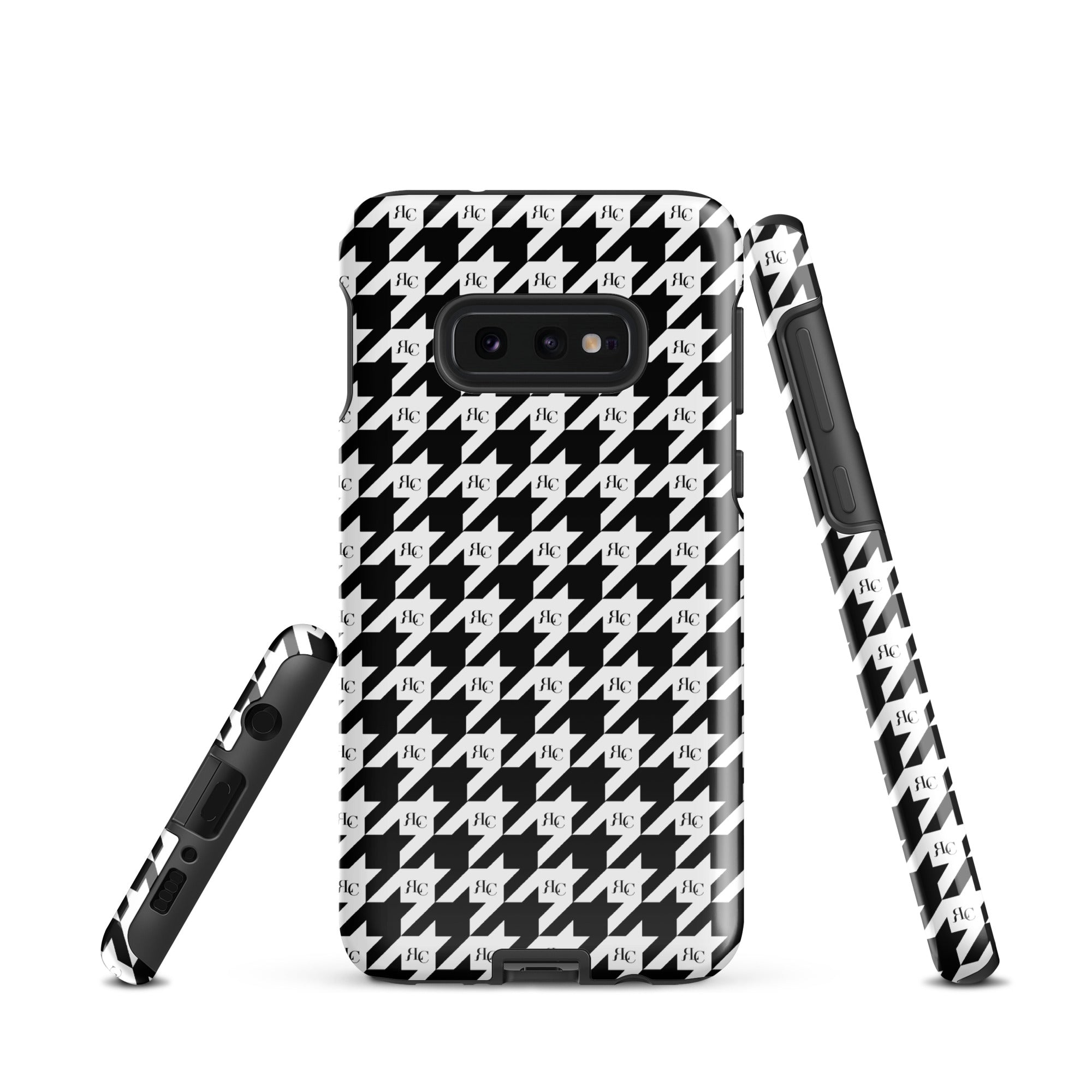 RLC Logo Houndstooth Print Tough case for Samsung® - Respectez Le Code
