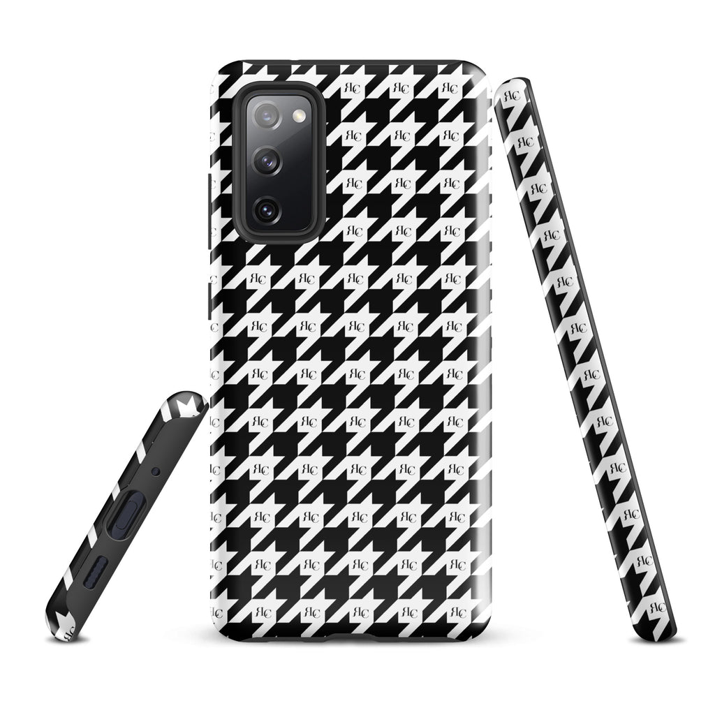 RLC Logo Houndstooth Print Tough case for Samsung® - Respectez Le Code