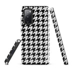 RLC Logo Houndstooth Print Tough case for Samsung® - Respectez Le Code