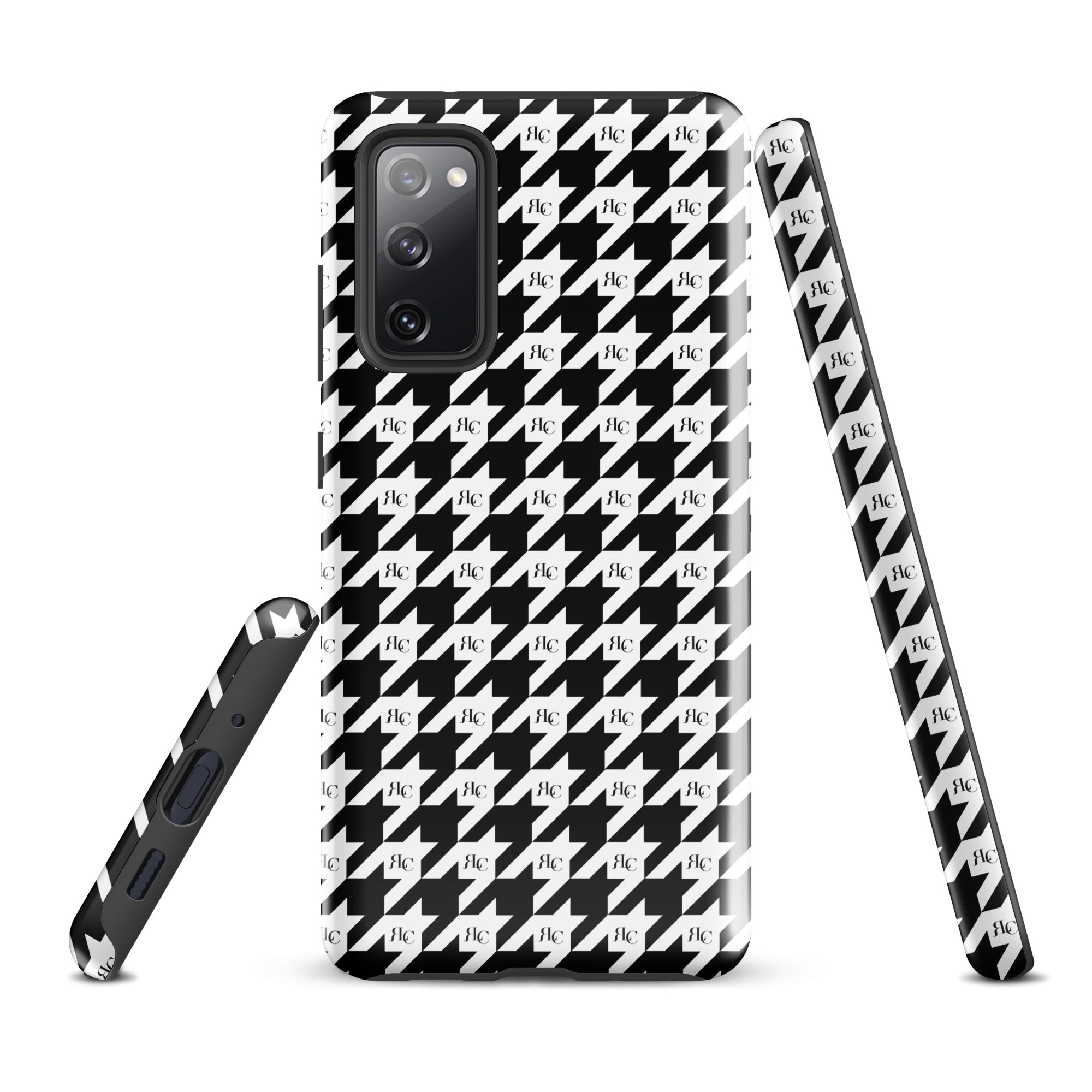 RLC Logo Houndstooth Print Tough case for Samsung® - Respectez Le Code