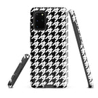 RLC Logo Houndstooth Print Tough case for Samsung® - Respectez Le Code