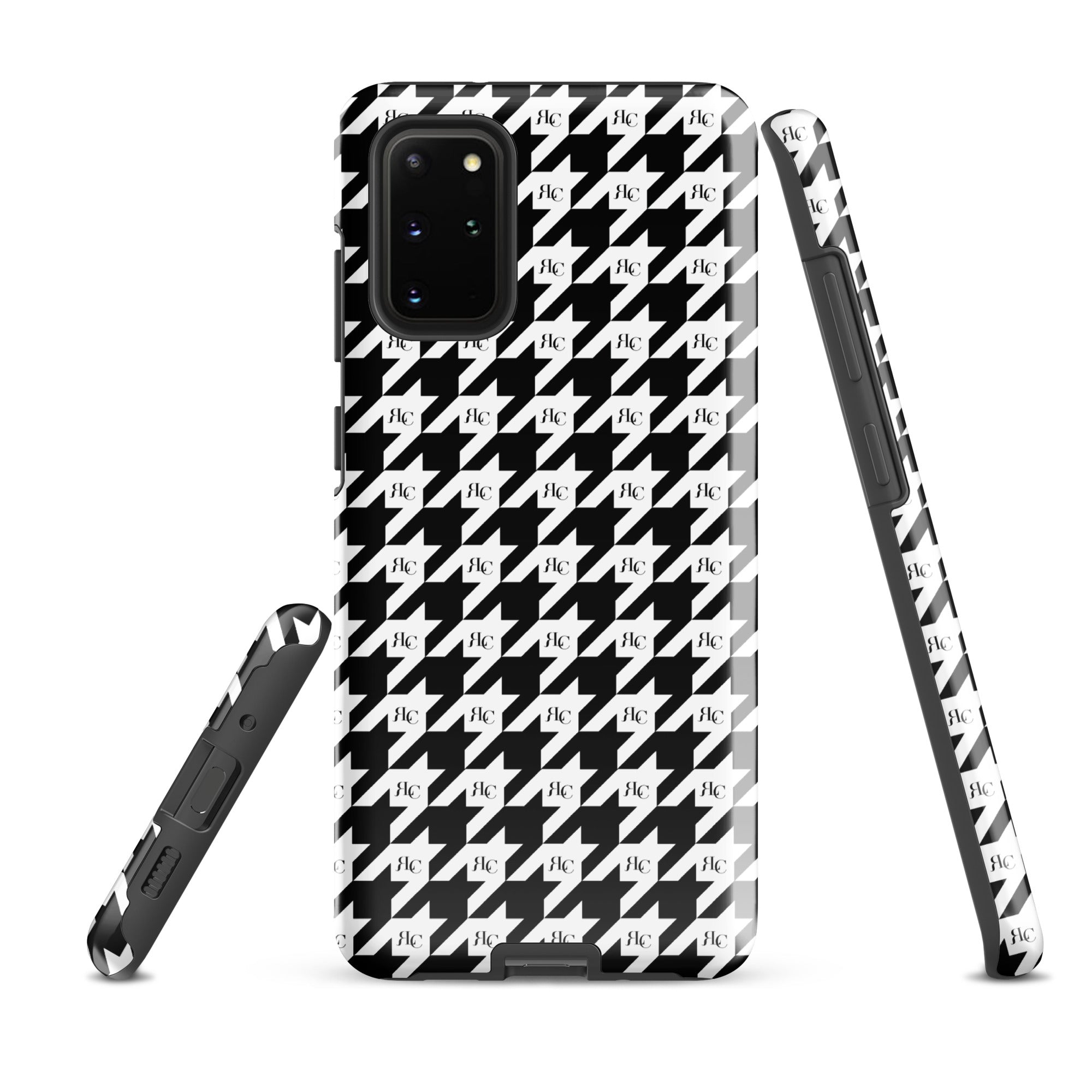RLC Logo Houndstooth Print Tough case for Samsung® - Respectez Le Code