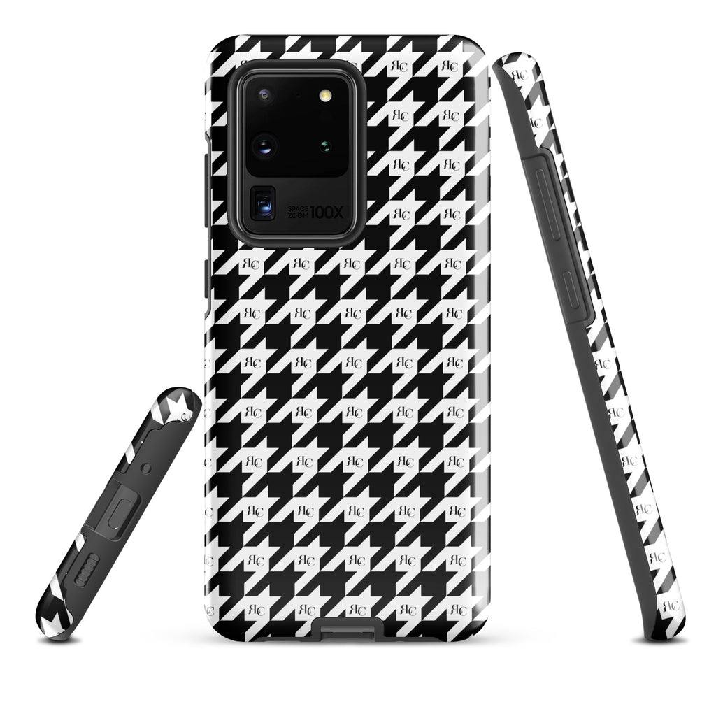 RLC Logo Houndstooth Print Tough case for Samsung® - Respectez Le Code