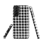 RLC Logo Houndstooth Print Tough case for Samsung® - Respectez Le Code