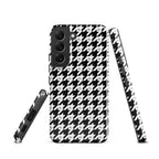 RLC Logo Houndstooth Print Tough case for Samsung® - Respectez Le Code