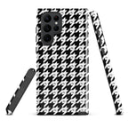 RLC Logo Houndstooth Print Tough case for Samsung® - Respectez Le Code