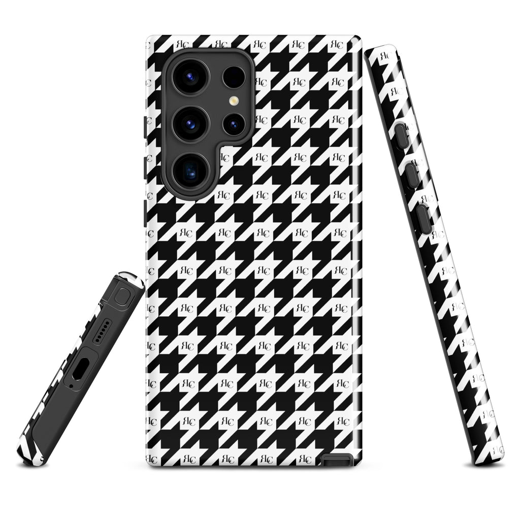 RLC Logo Houndstooth Print Tough case for Samsung® - Respectez Le Code