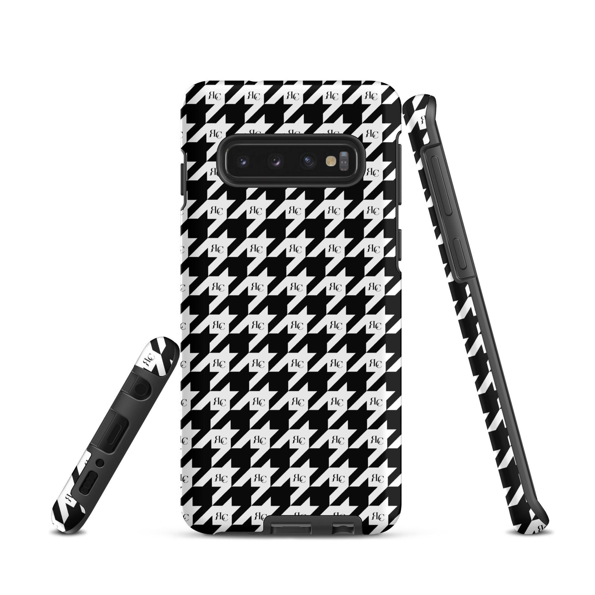 RLC Logo Houndstooth Print Tough case for Samsung® - Respectez Le Code